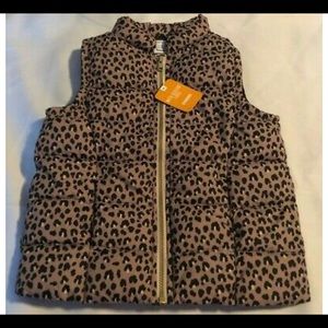 GYMBOREE NEW -LEOPARD VEST